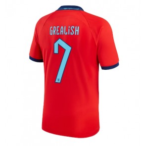 England Jack Grealish #7 Bortatröja VM 2022 Kortärmad